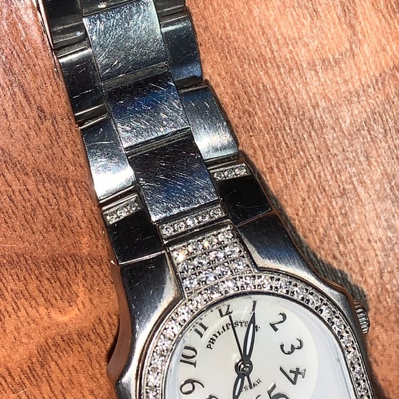 Philip Stein Teslar Stainless Steel Diamond Accent Watch - Picture 6 of 12